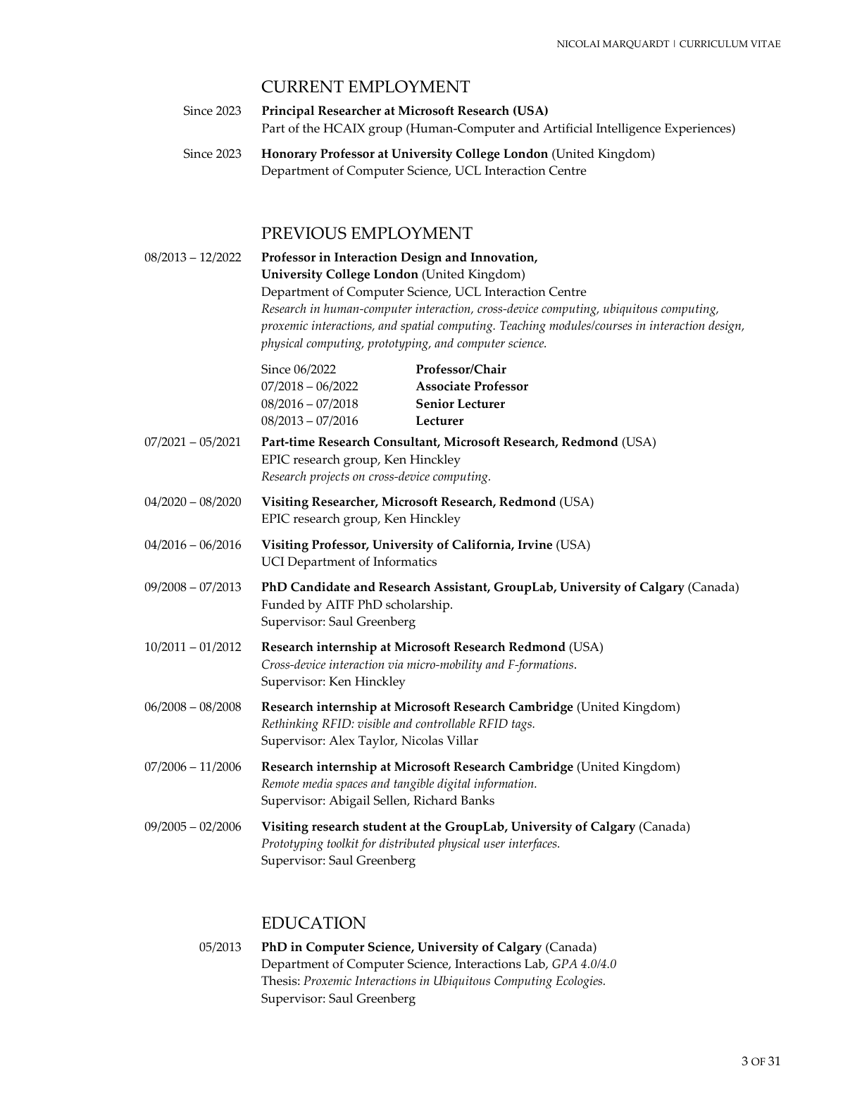 CV page 3